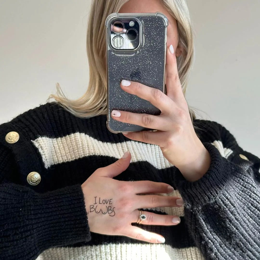 Tattoo temporaneo - I love b**bs x5