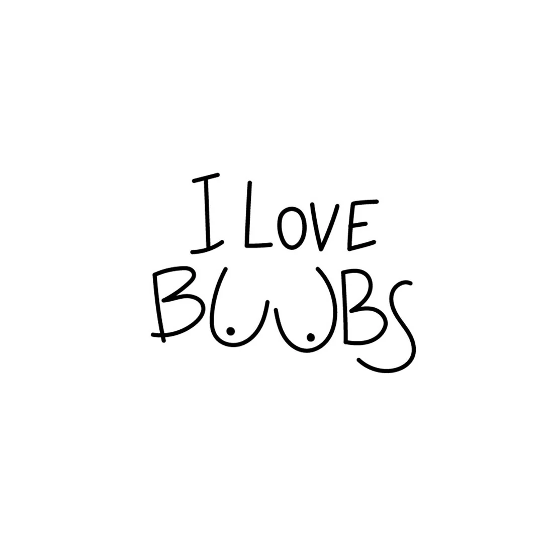 Tattoo temporaneo - I love b**bs x5 - Image 2
