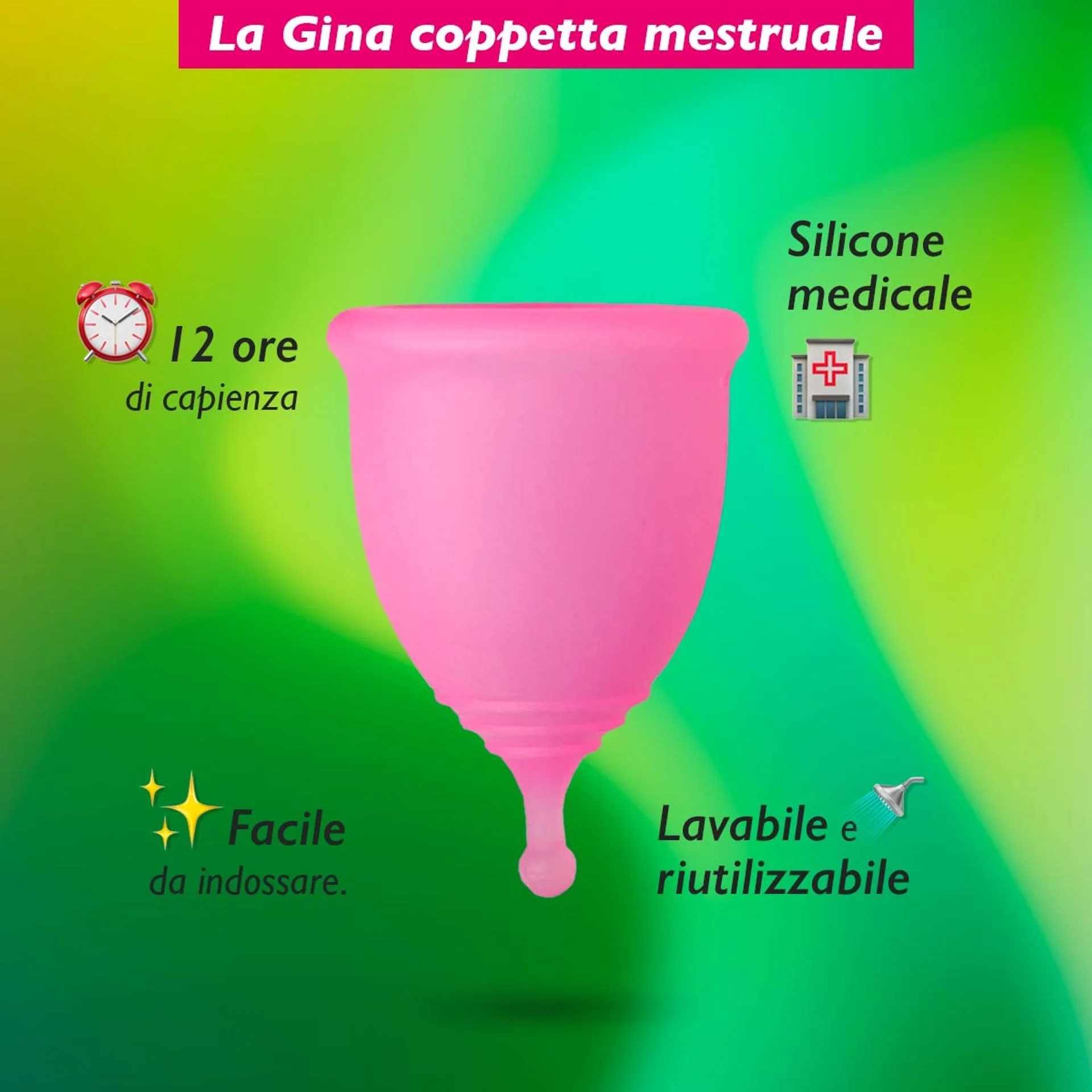 La Gina - Coppetta mestruale in silicone - Image 2